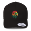 Vintage Lion Silhouette In Red, Gold, And Greens Trucker Cap